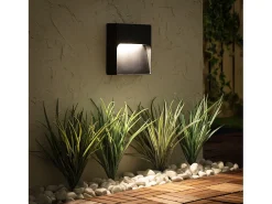 Baliza Exterior LED 6W Superficie Pared Arca 6000K Blanco Frío