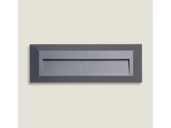 Baliza Exterior LED 2W Superficie Pared Rectangular Antracita Élide 2700K Blanco Cálido