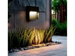 Baliza Exterior LED 6W Superficie Pared Arca 3000K Blanco Cálido
