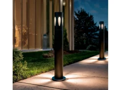 Baliza Exterior LED 5W Superficie Pie 60cm Daryl Antracita