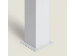Baliza Exterior Superficie Pie 74cm Augusta Blanca Blanco