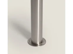 Baliza Exterior Superficie Pie 50cm Acero Inoxidable Martin Gris