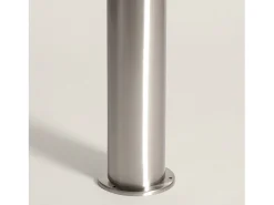 Baliza Exterior Superficie Pie 50cm Acero Inoxidable Cloony Gris