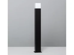 Baliza Exterior Superficie Pie 74cm Augusta Negra