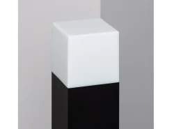 Baliza Exterior Superficie Pie 74cm Augusta Negra