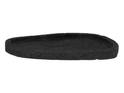 Bandeja de cemento negro 26.5 x 26 x 2 cm
