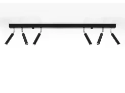 Barra Dritta Flush 6 Luce Nera G9 Barra recta Flush 6 Light Black G9