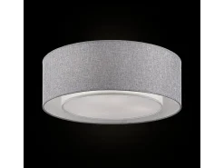 Bergamo Plafón Flush Cilíndrico Cromo, 3 Luces, E27