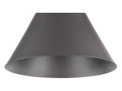Bicones Lámpara Colgante de Techo Dome Negra, 1 Luz, E27