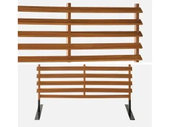 Biombo de madera para interior/exterior de 100cm madera