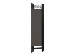 Biombo divisor de 6 paneles gris antracita 240x180 cm ES836330