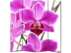 Biombo fotográfico Bagheria, 180 x 160 cm, orquídea