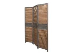 Biombo 120x2x170 cm marrón Paraván