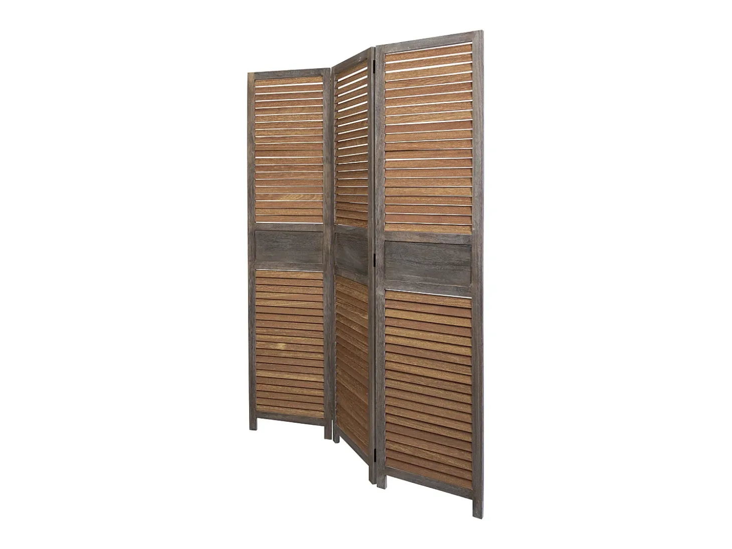 Biombo 120x2x170 cm marrón Paraván