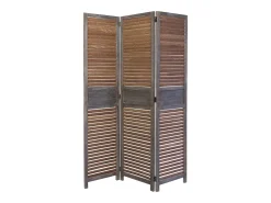 Biombo 120x2x170 cm marrón Paraván