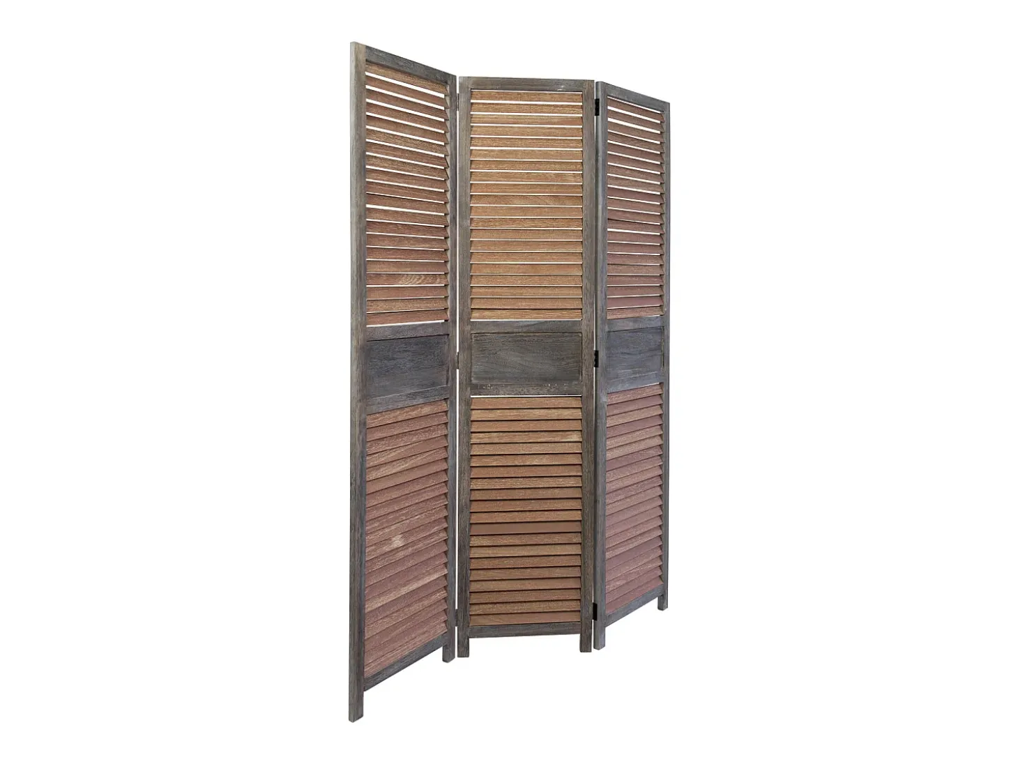 Biombo 120x2x170 cm marrón Paraván