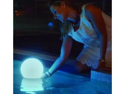 Bola de luz exterior Buly 30 cm Solar + recarga eléctrica (+ Flotante)