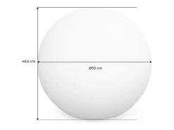 Bola luminosa led con pilas para interior/exterior