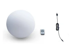 Bola luminosa led con pilas para interior/exterior