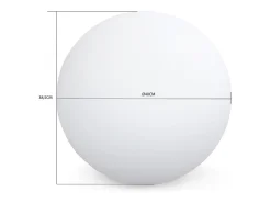 Bola luminosa led inalámbrica, interior/exterior, 16 colores