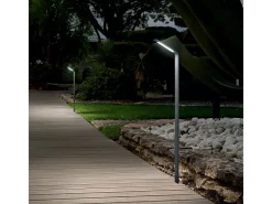 Bolardos Altos LED Exterior Antracita IP54, 4000K