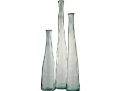 Botella de vidrio transparente de 120x18x18 cm