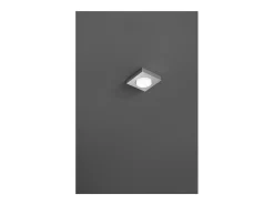 Botón - Plafón LED GX53 máx. 15 W, Cuadrado 11,5 x 11,5 cm, Metal pintado, IP20 - Perenz - Aluminio