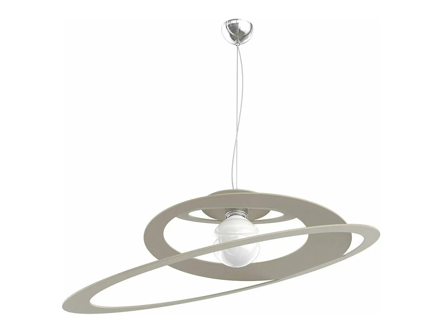 Bungee Sospensione D.70 Cm. 1 Luce Sabbia