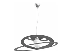 Bungee Sospensione D.50 Cm. 1 Luce Grigio Antracite