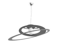 Bungee Sospensione D.70 Cm. 1 Luce Grigio Antracite