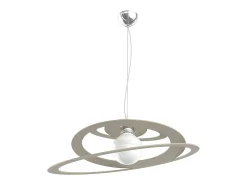 Bungee Sospensione D.50 Cm. 1 Luce Sabbia