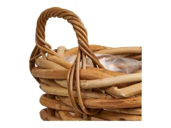 BURTON Set van 3 rieten opbergmanden – Natuurlijk design