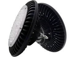 Campana Led Industrial Monzonita 200w 6500k Negro Led Smd