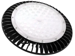 Campana Led Industrial Monzonita 200w 6500k Negro Led Smd
