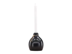 Candelabro Ulricehamn con luz LED negra.