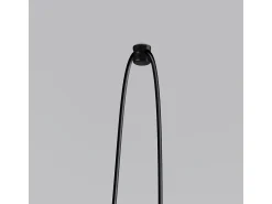 Candelabros Neso Minimalista De Pvc/Hormigón - 5 Fuentes Luminosas - L.100 X A.190 Cm - Gris Negro