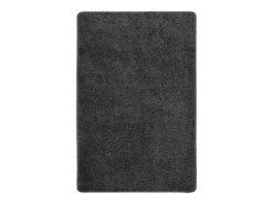 Charleroi Alfombra peluda antideslizante gris oscuro 200x290 cm