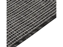 Christiaan Alfombra de exterior de tejido plano gris 80x250 cm