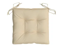 Cojines de palets de jardín 2 unidades tela Oxford beige 50x50x7 cm