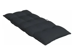 Cojines de silla con respaldo alto 2 unidades tela Oxford negro