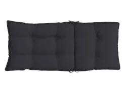 Cojines de silla con respaldo alto 2 unidades tela Oxford negro