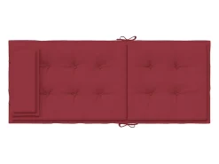Cojines de silla con respaldo alto 6 unidades tela Oxford rojo tinto