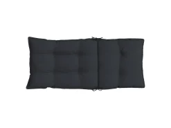 Cojines de silla con respaldo alto 4 unidades tela Oxford negro