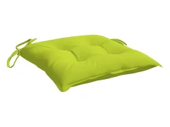Cojines de silla de jardín 4 unidades tela Oxford verde 40x40x7 cm