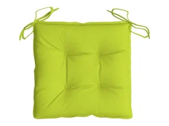Cojines de silla de jardín 4 unidades tela Oxford verde 40x40x7 cm
