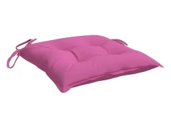 Cojines de silla de jardín 4 unidades tela Oxford rosa 50x50x7 cm