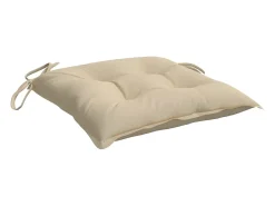 Cojines de silla de jardín 6 unidades tela Oxford beige 40x40x7 cm