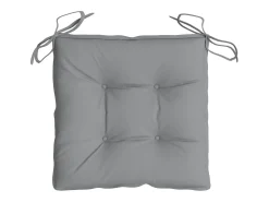 Cojines de silla de jardín 2 unidades tela Oxford gris 50x50x7 cm