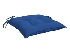 Cojines de silla de jardín 2 unidades tela Oxford azul 40x40x7 cm