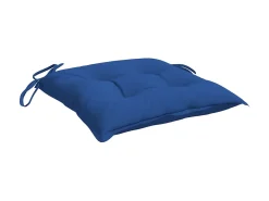 Cojines de silla de jardín 2 unidades tela Oxford azul 40x40x7 cm